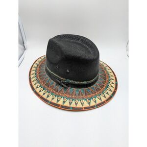 Madalais Cowgirl Hat Floral Size L Bonitos  Straw Material Made Mexico A103